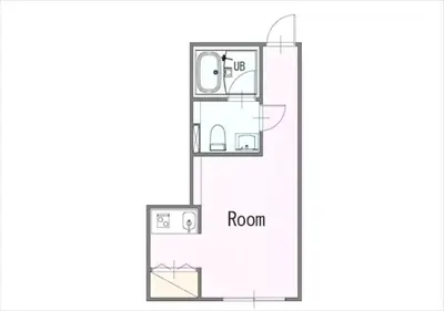 a vector drawing of a floor plan of a house at Yadoya Suzume - Vacation STAY 60198v in Tokyo