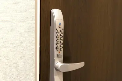 a close up of a door with a remote control at SLEEPLAB Asakusa - Vacation STAY 13540v in Tokyo