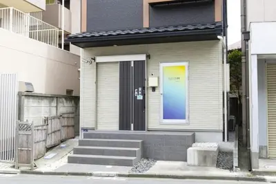 a house with a door and stairs in front of it at SLEEPLAB Asakusa - Vacation STAY 13540v in Tokyo