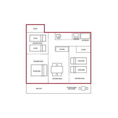 a schematic diagram of the experimental facility at Komorebi in Tokyo