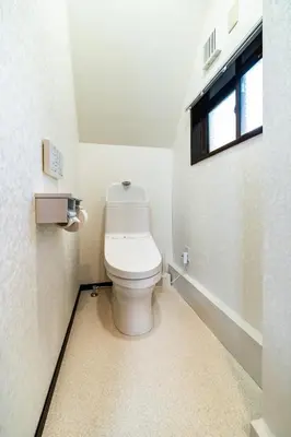 a bathroom with a toilet and a window at 84-2, Shiomi 102, Entire room for rent, \u6f6e\u898bB102 in Tokyo