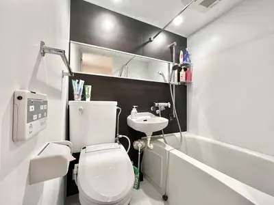 a bathroom with a toilet and a sink at kabukicho 317 SJ0276 in Tokyo