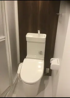 a bathroom with a white toilet in a stall at kabukicho 910 SJ0275 in Tokyo