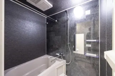 a bathroom with a bath tub and a shower at Recorrido Yoyogi in Tokyo