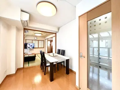 a dining room with a table and chairs at Nishiwaseda 501-SJ0185 in Tokyo