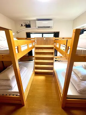 a room with bunk beds in a hostel at S,F, Heights - Vacation STAY 17170 in Tokyo