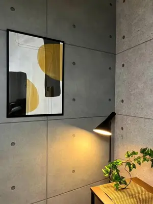 a painting on the wall of a room with a table at Amika First203 AF23 in Tokyo