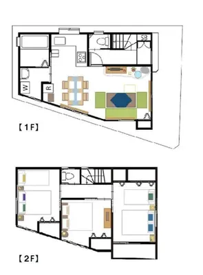 a drawing of a house and a plan at Largo in Tokyo