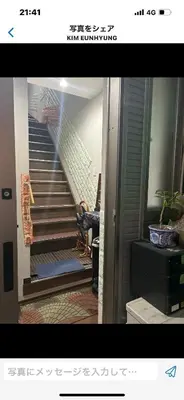 a picture of a stairway in a house at \u5343\u99c4\u6728\u306e\u52c7 in Tokyo