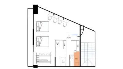 a floor plan of a house at Shateray Yoyogi 301 in Tokyo