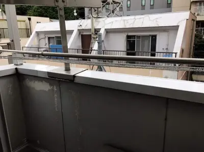 a view from the top of a building at Shibuya WAVE 301 in Tokyo
