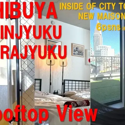 ShibuyaYoyogi Shinjuku 8psn 70sqm New Apartment Maisonette