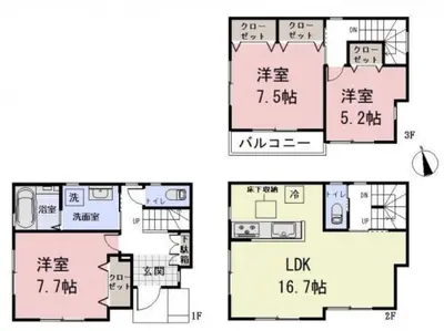 a floor plan of a house at Daiichi House in Tokyo