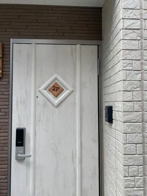 a door with the number on it at \u4ec1\u6e90\u5bbf in Tokyo