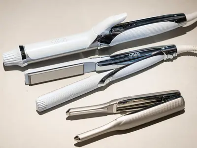 three cutting utensils sitting on top of a table at OCICA OSHIAGE TOKYO by R HOTEL in Tokyo
