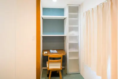a room with a table and a chair in a closet at Kita Akabane-Diamond Yu - Vacation STAY 84219v in Tokyo