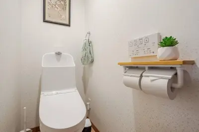 a bathroom with a white toilet in a room at Tokoryokan - Takasago - Vacation STAY 58684v in Tokyo