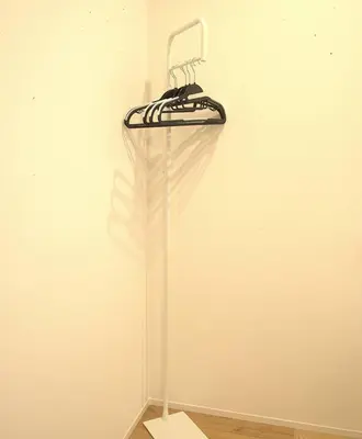 a basketball hoop hanging on a wall in a room at \u9ad8\u5186\u5bfa\u4e2d\u91ceVilla in Tokyo