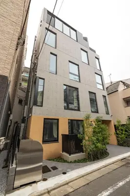 a building on the side of a street at 67 Apt Kagurazaka Premium in Tokyo