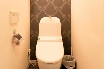 a bathroom with a white toilet in a room at \u9326\u7cf8\u753a in Tokyo