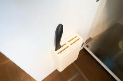 a toilet in the corner of a bathroom stall at Toshima-ku - House - Vacation STAY 17508 in Tokyo