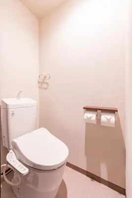 a bathroom with a white toilet in a room at \u6d45\u8349\u30a2\u30d1\u30fc\u30c8\u30e1\u30f3\u30c8 in Tokyo