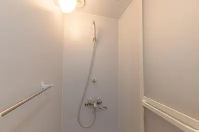 a shower stall in a bathroom with a light at Tate Stay,TOKYO - Vacation STAY 96712 in Tokyo