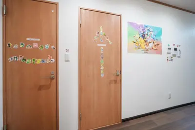 a pair of wooden doors in a room at Itabashi Minamicho ten, Diamond Yu - Vacation STAY 61425v in Tokyo