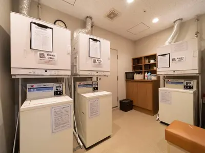 a room with refrigerators and other appliances on display at Super Hotel Premier Akasaka in Tokyo
