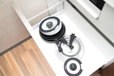 an overhead view of a stethoscope on a table next to a door at Shinjuku NY House 301 in Tokyo