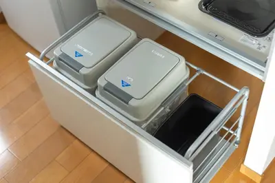 an open refrigerator drawer with three trays in it at ISI Building, 6th Floor - Vacation STAY 27331v in Tokyo