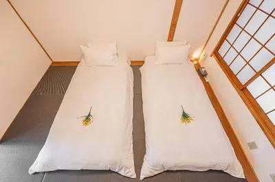 two beds in the attic of a house at ZSF-Kameido House -KT0413 in Tokyo