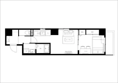a house with a viewfourth floor plan at \u30f4\u30a3\u30e9\u4e21\u56fd in Tokyo