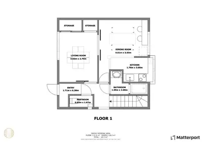 a floor plan of a house at \u30bb\u30f3\u30c8\u30ec\u6cb3\u7530\u753a in Tokyo