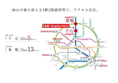 a map of the subway in china at \u5343\u77f3\u5bb6 in Tokyo