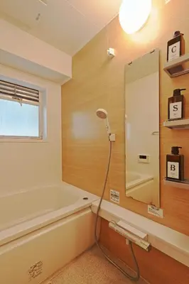 a bathroom with a shower and a bath tub at V Close to Shinjuku Kabukicho Korean Town FrWIFI I in Tokyo