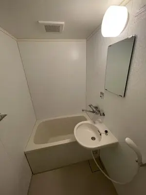 a bathroom with a sink and a bath tub at Tokyo Stay Akasaka in Tokyo