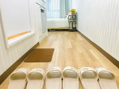 a room with a floor with a room with a bed at S1-\u65b0\u5bbf\u6700\u4e2d\u5fc3 \u6771\u65b0\u5bbf\u99c54\u5206-Shinjuku center 4 mins to ST Max 4P \u76f4\u8fbe\u65b0\u5bbf \u6e0b\u8c37 \u8868\u53c2\u9053 \u6c60\u888b \u4e0a\u91ce \u4ee3\u4ee3\u6728 \u9280\u5ea7 \u539f\u5bbf in Tokyo