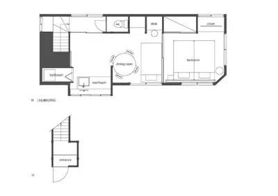 a floor plan of a house at innnn higashinagasaki in Tokyo