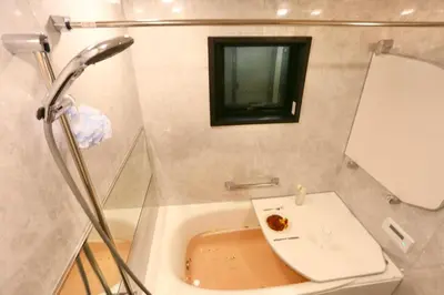 a small bathroom with a toilet and a sink at Metro 4 min to Shinjuku St Luxury Home in Shinjuku City in Tokyo