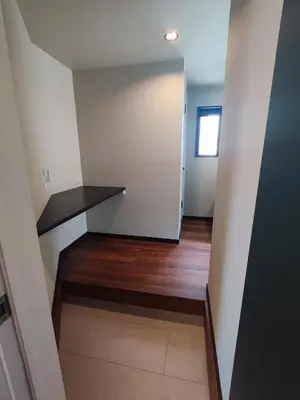 an empty hallway with a stairway in a house at \u30e9\u30d1\u30f3\u30a2\u30b8\u30eb in Tokyo