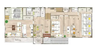 a floor plan of a building at 2F - Vacation STAY 51571v in Tokyo