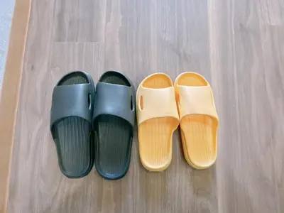 three pairs of shoes sitting on a wooden floor at 406, Shinjuku City, JR Yamanote Line, 6 min walk to stn in Tokyo