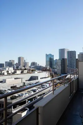 a view of a city from the roof of a building at NIYS apartments 82type in Tokyo