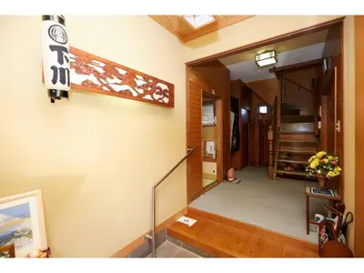 a hallway of a house with a stairway at Tokyo Gu - Vacation STAY 18156 in Tokyo