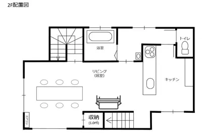 a floor plan of a small house at Urayasu Detached house UK1 in Tokyo