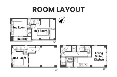 a floor plan of a room layout at XS14 XROSS STAY Higashi shinjuku1 \u6771\u65b0\u5bbf in Tokyo
