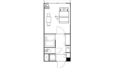 a floor plan of a house in the countryside at Belle Vie Waseda BW32 in Tokyo