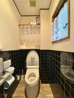 a bathroom with a toilet and a sink at Kobayashi Building - Vacation STAY 82335v in Tokyo