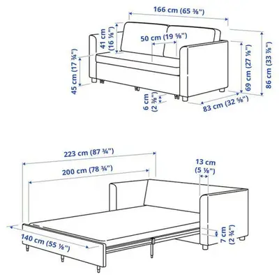 a drawing of a bed with dimensions at Walk to World Athletics! Prime Omotesando 2min sta in Tokyo